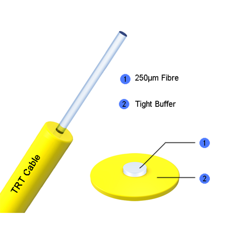 Câble de fibre optique tampon serré TBF （GJI）