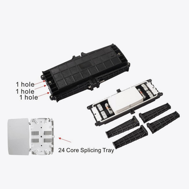 T6-001 96 CORE FIBER OPTIC SPPLICE CLOSURE