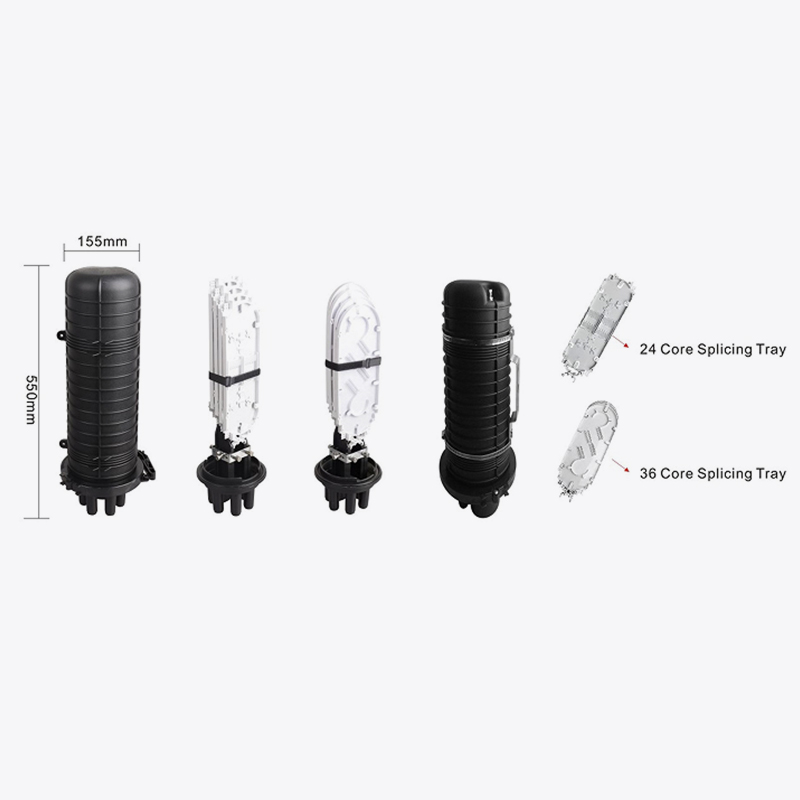 T6-106H 96 CORE / 144 CORE CORE FIBER OPTIC Splice Close