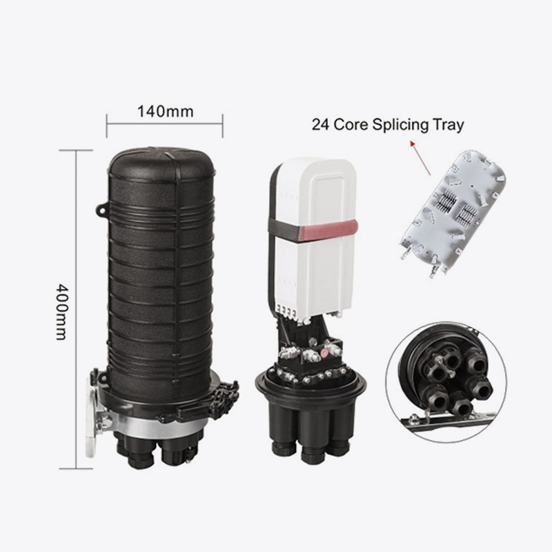 T6-108M 96 CORE FIBER OPTIC SPPLICE CLOSURE