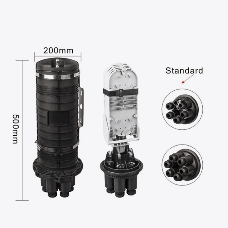 T6-116M-B 192 Core Fiber Optic Splice Close