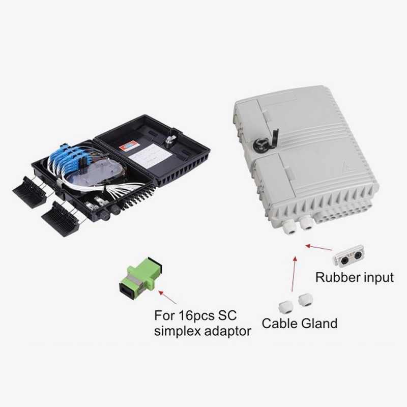 T7-206A-SC 16 Boîte de distribution de fibre optique de base