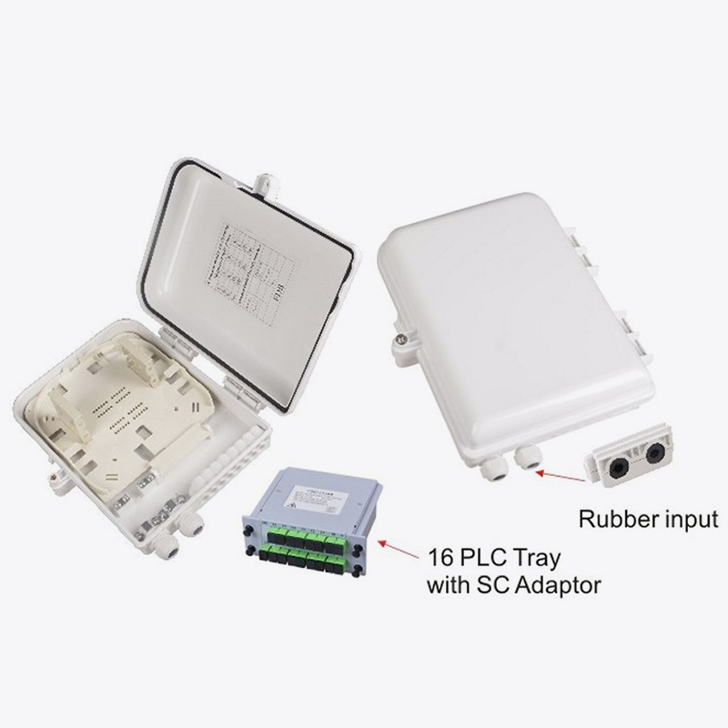 T7-225B-PLC 16 Core Fiber Optic Distribution Boîte